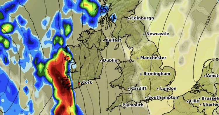 Weather warning Cork