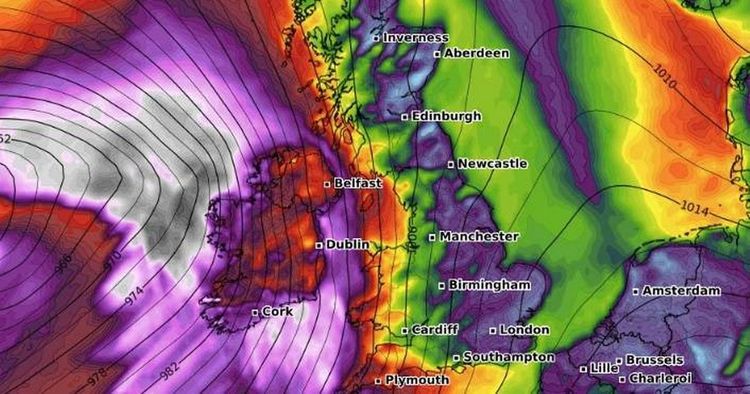 Snow weather warning Ireland